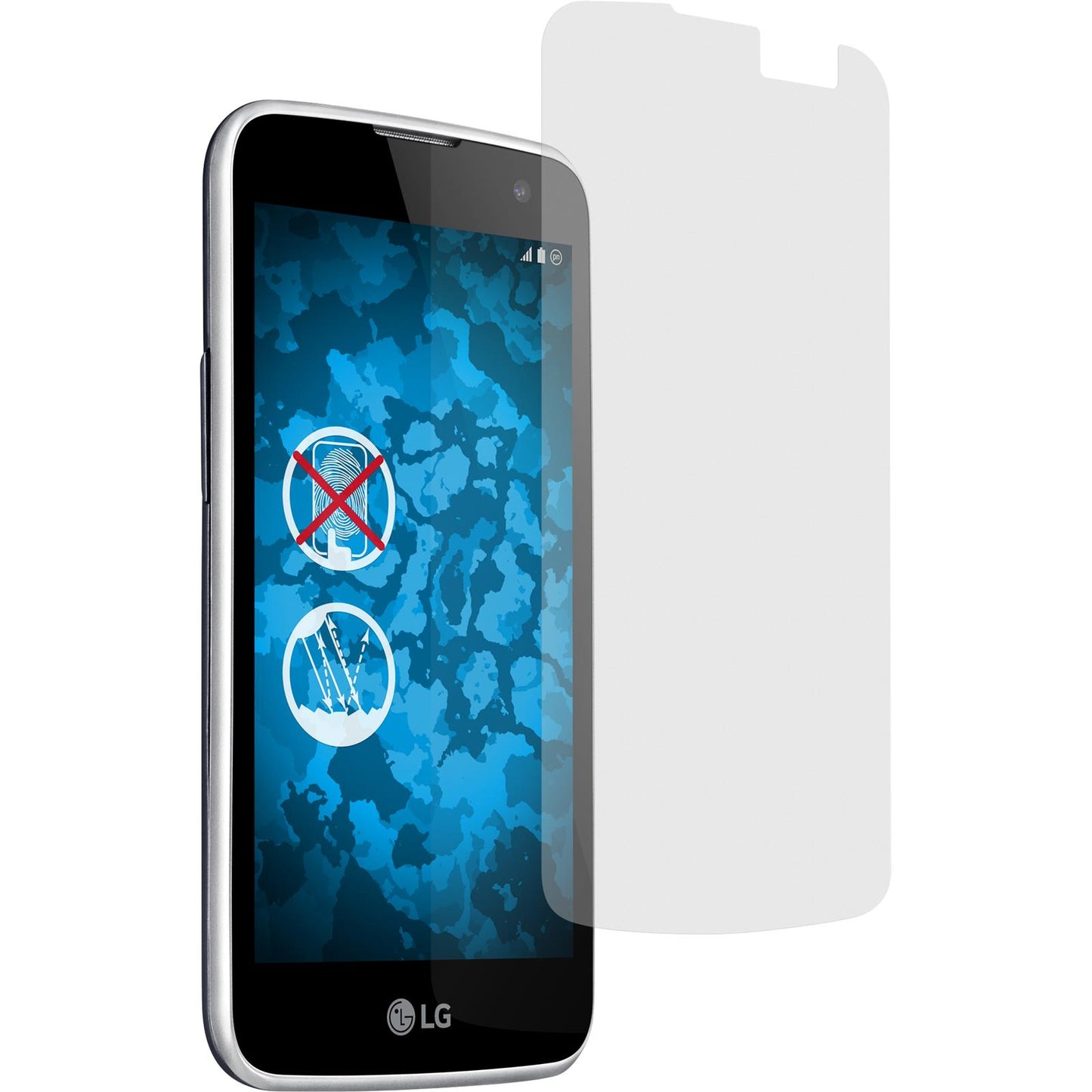 4 x LG K4 2016 Displayschutzfolie matt