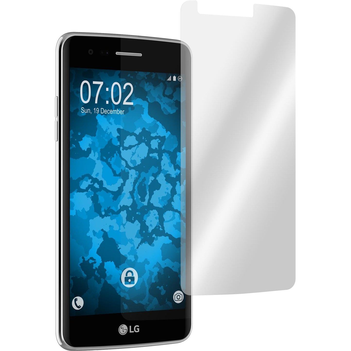 4 x LG K8 2017 Displayschutzfolie klar