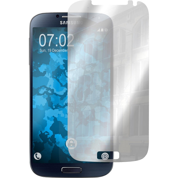 4 x Samsung Galaxy S4 Displayschutzfolie verspiegelt