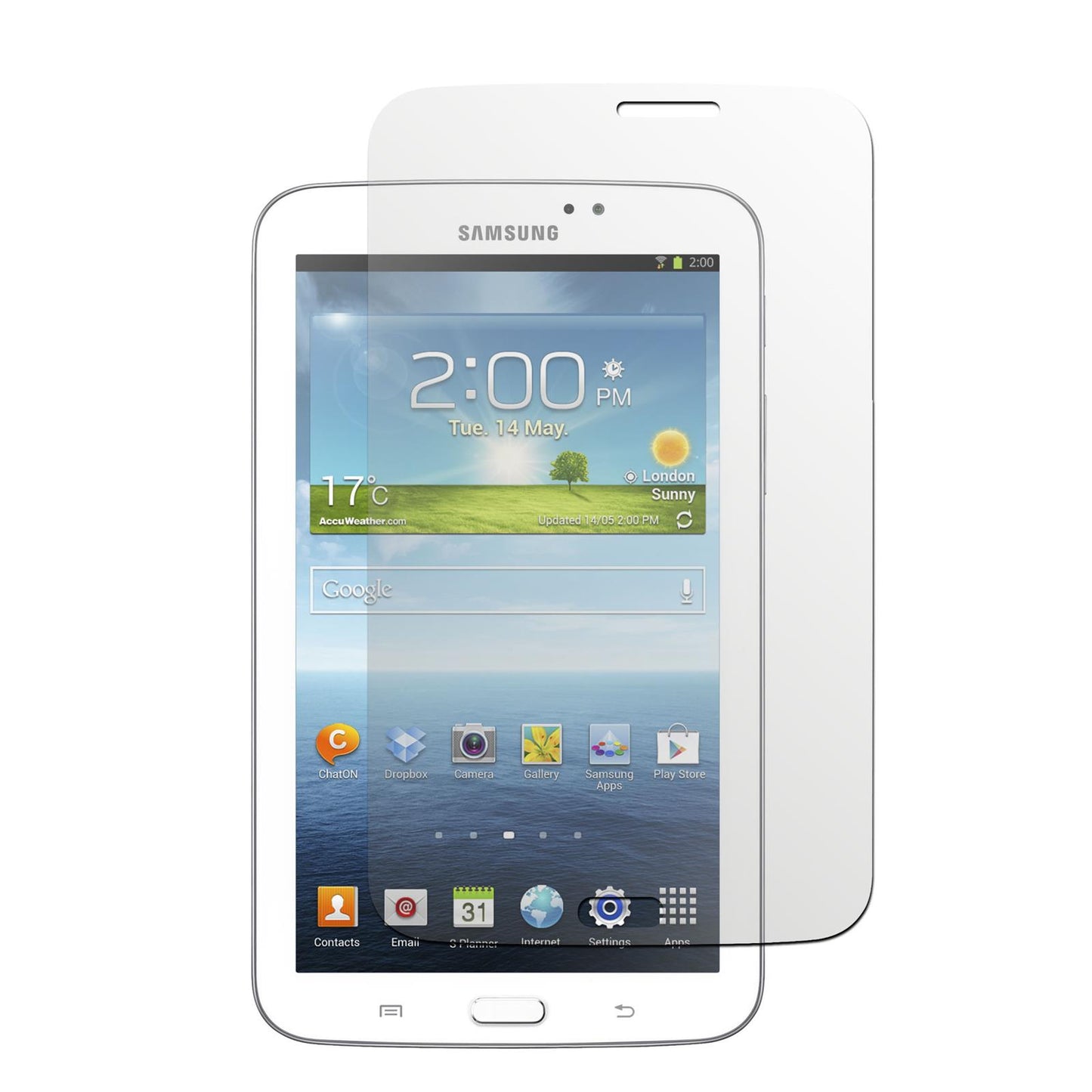 4 x Samsung Galaxy Tab 3 7.0 Displayschutzfolie matt