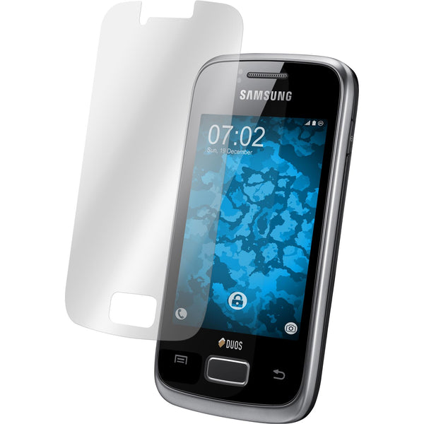 4 x Samsung Galaxy Y Duos Displayschutzfolie klar