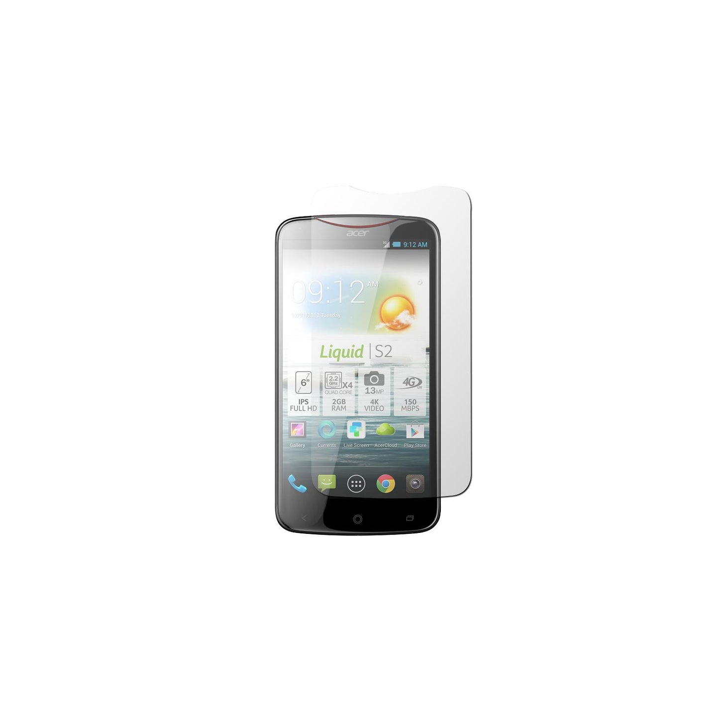 6 x Acer Liquid S2 Displayschutzfolie klar
