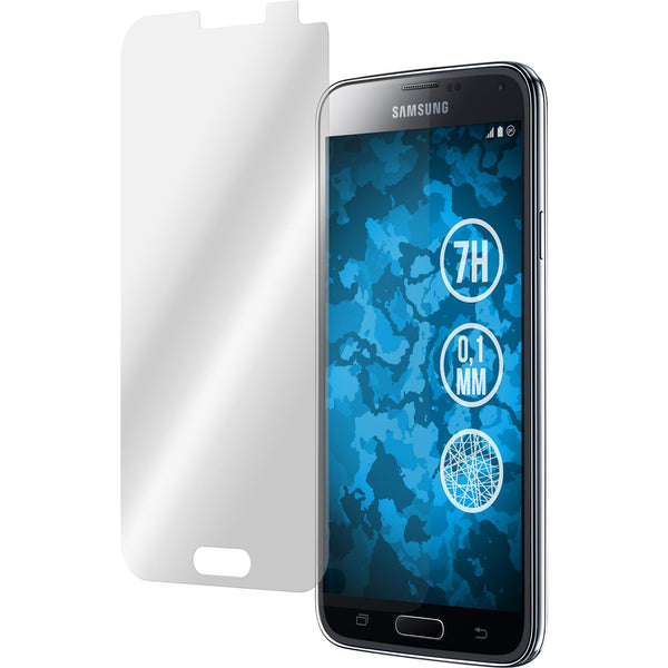 6 x Samsung Galaxy S5 Displayschutzfolie Fiber-Glas klar