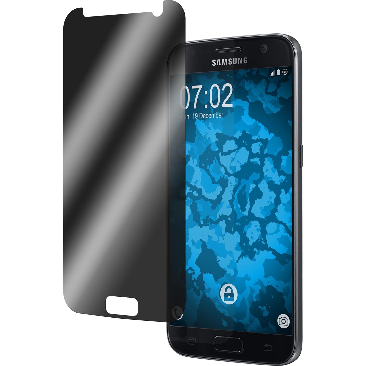 6 x Samsung Galaxy S7 Displayschutzfolie Privacy