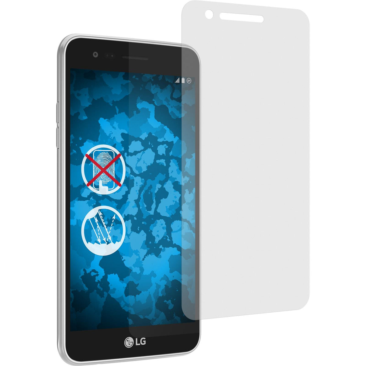8 x LG K4 2017 Displayschutzfolie matt