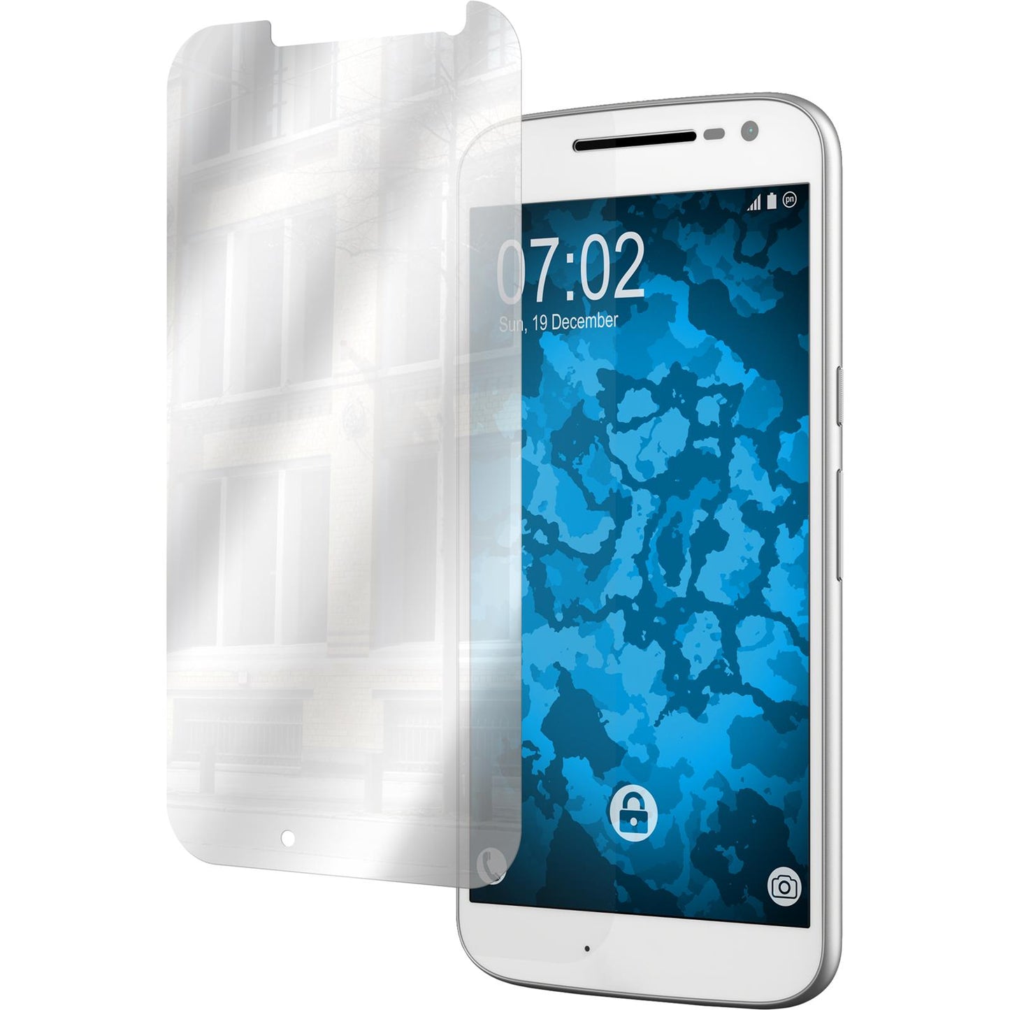 8 x Motorola Moto G4 Displayschutzfolie verspiegelt