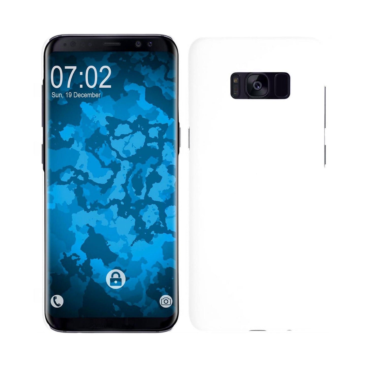 Hardcase für Samsung Galaxy A5 (2018) gummiert weifl