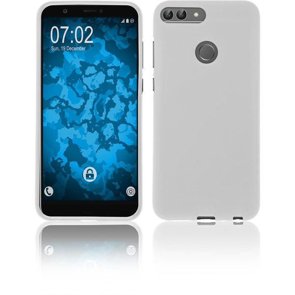PhoneNatic Case kompatibel mit Huawei P Smart - clear Silikon Hülle matt Cover