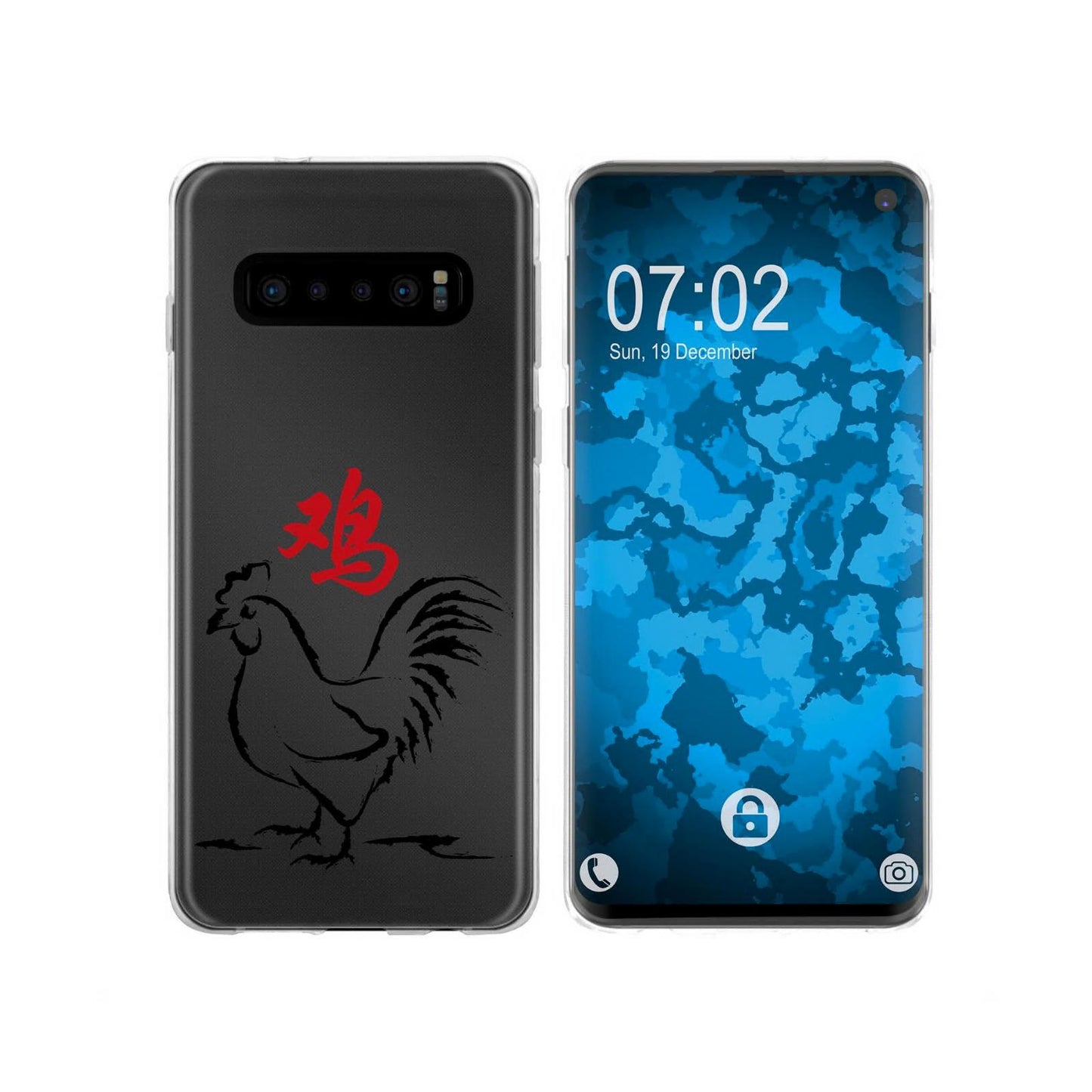 Galaxy S10 Silikon-Hülle Tierkreis Chinesisch M10 Case
