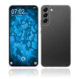 PhoneNatic Case kompatibel mit Samsung Galaxy S22 Plus - Crystal Clear Silikon Hülle crystal-case Cover