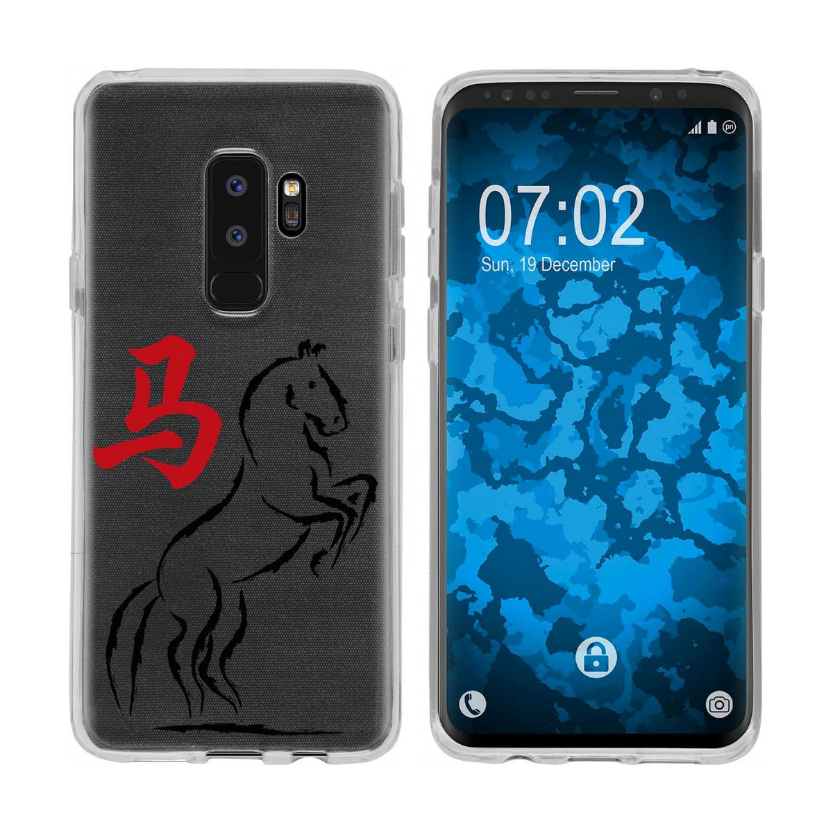 Galaxy S9 Plus Silikon-Hülle Tierkreis Chinesisch M7 Case