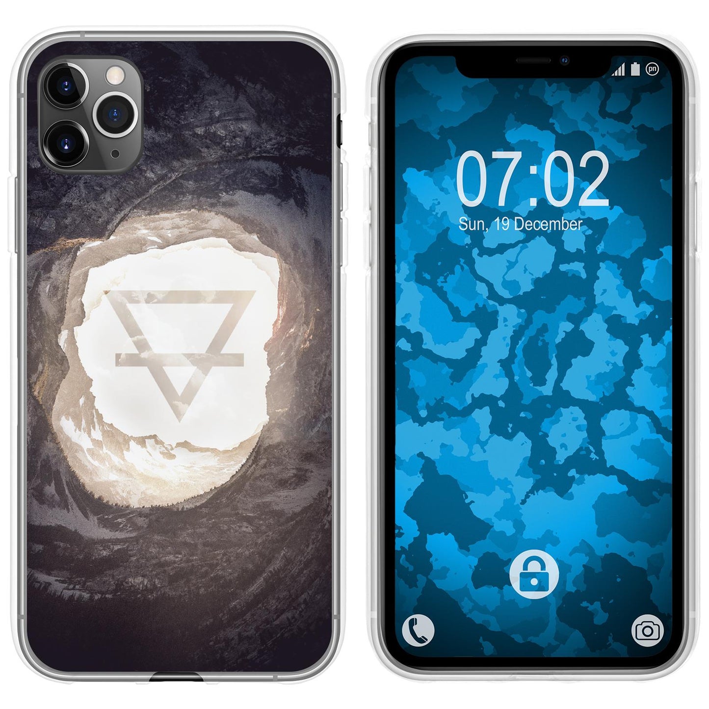 iPhone 11 Pro Silikon-Hülle Element Erde M2 Case
