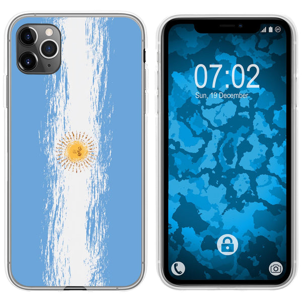 iPhone 11 Pro Max Silikon-Hülle WM Argentinien M1 Case
