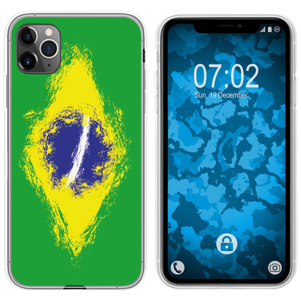 iPhone 11 Pro Max Silikon-Hülle WM Brasilien M3 Case