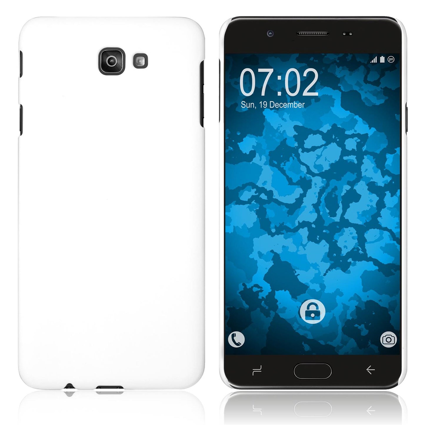 Hardcase für Samsung Galaxy J7 Prime 2 gummiert weifl