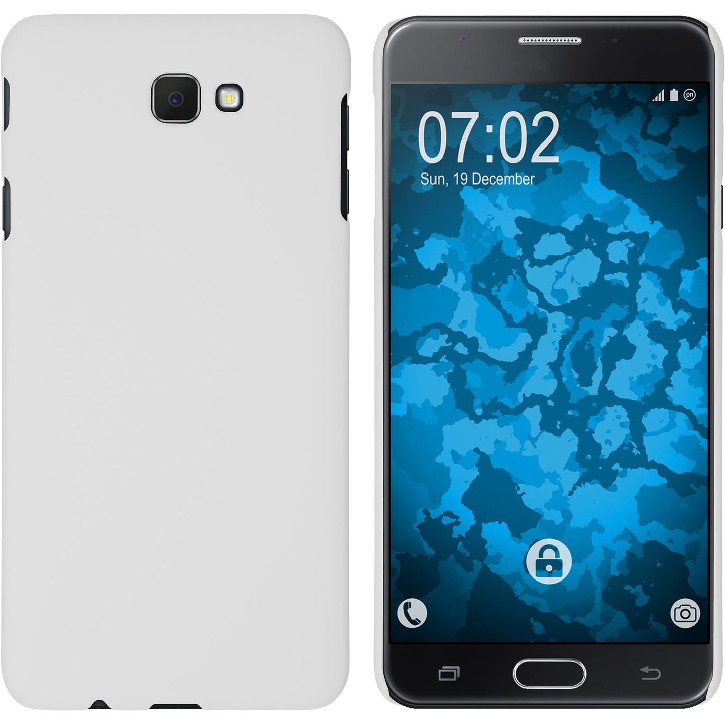 Hardcase für Samsung Galaxy J7 Prime gummiert weifl