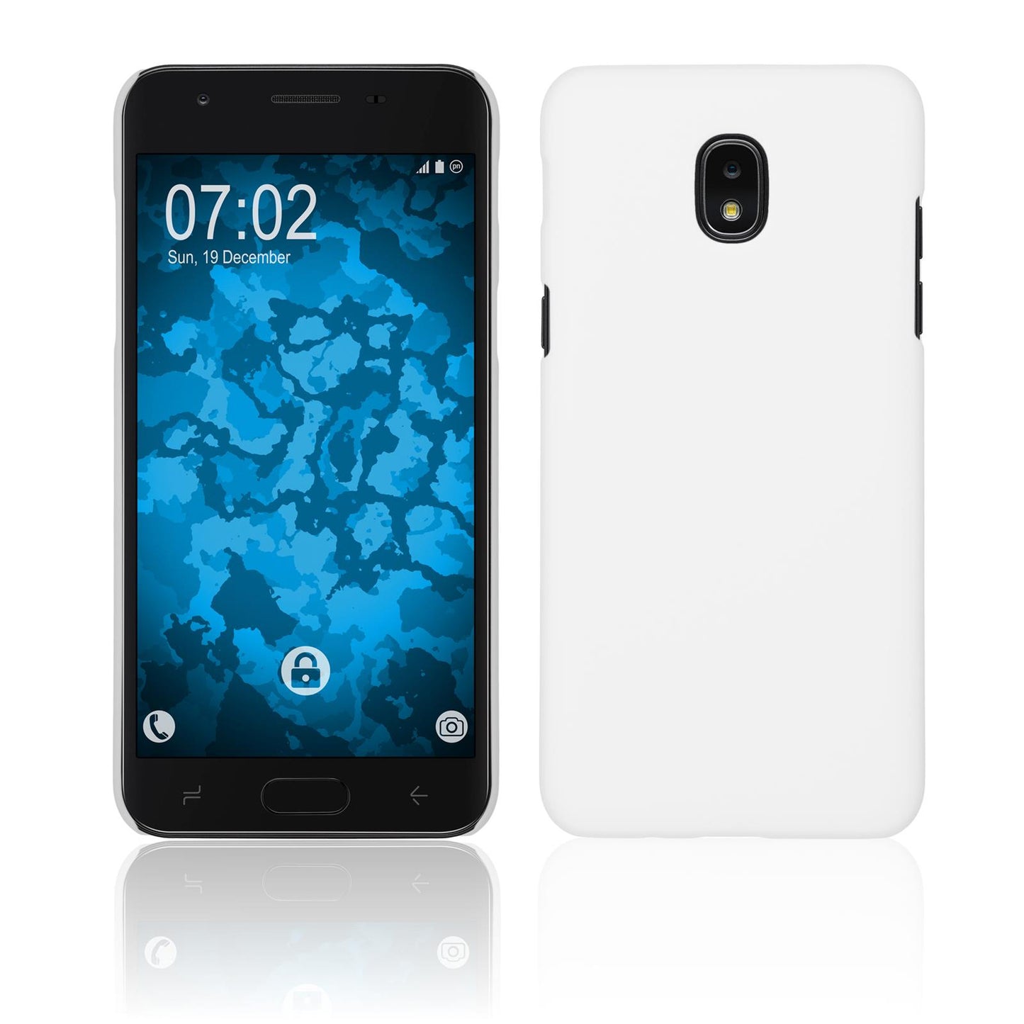 Hardcase für Samsung Galaxy J3 (2018) gummiert weifl