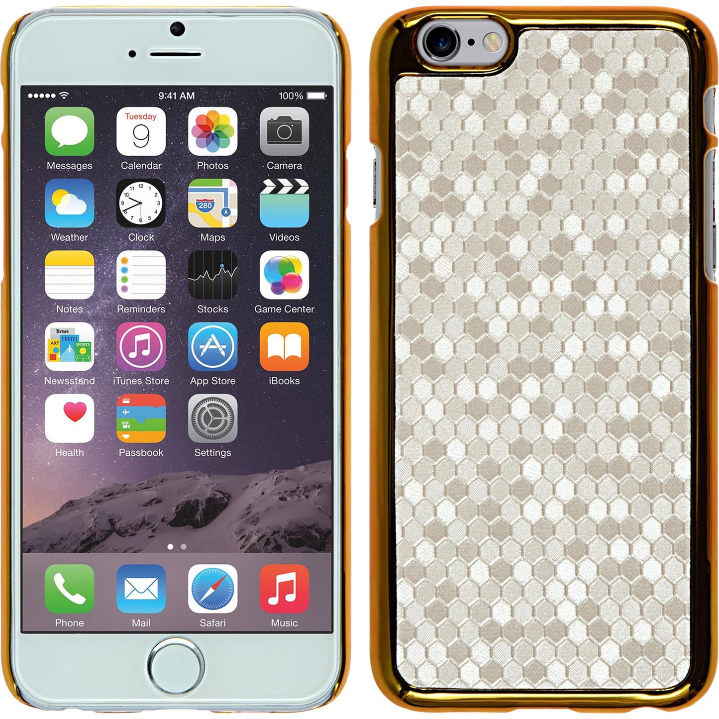 Hardcase für Apple iPhone 6s / 6 Hexagon weifl