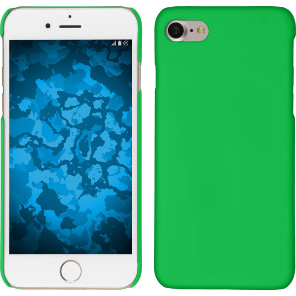 Hardcase für Apple iPhone 8 gummiert grün