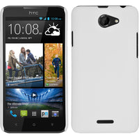 Hardcase für HTC Desire 516 gummiert weiß
