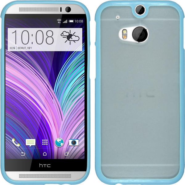 Hardcase für HTC One M8 Frame blau