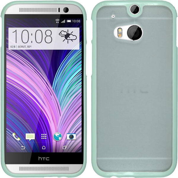 Hardcase für HTC One M8 Frame pastellgrün