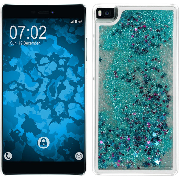 Hardcase für Huawei P8 Stardust blau