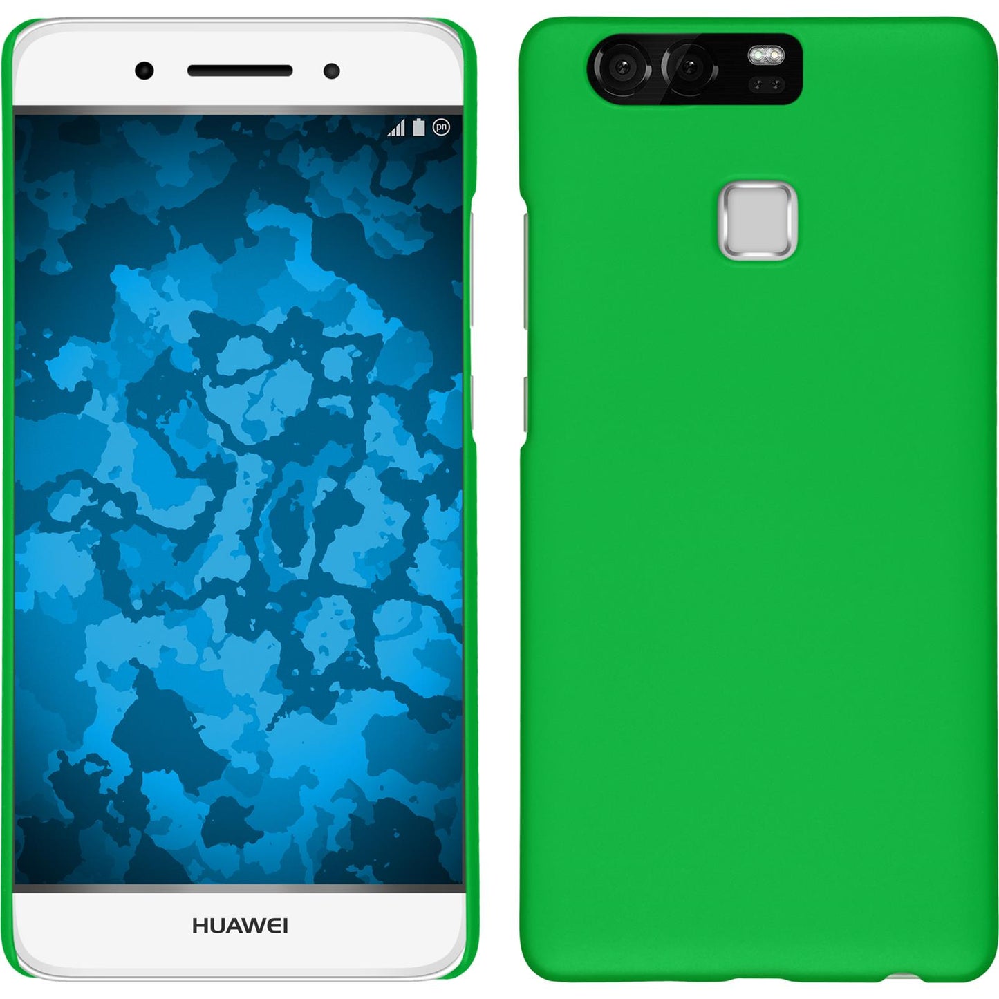 Hardcase für Huawei P9 gummiert grün