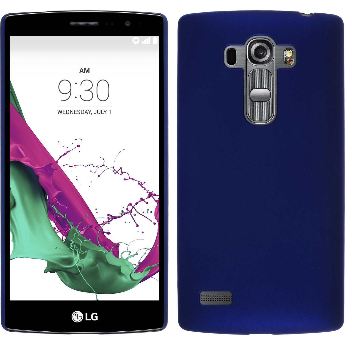 Hardcase für LG G4s / G4 Beat gummiert blau