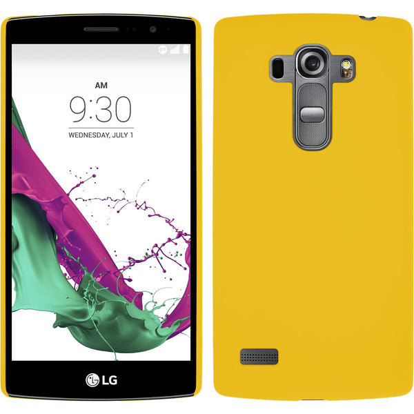 Hardcase für LG G4s / G4 Beat gummiert gelb