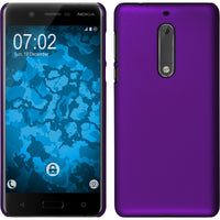 Hardcase für Nokia 5 gummiert lila