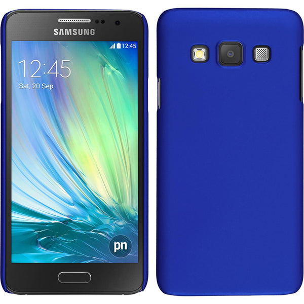 Hardcase für Samsung Galaxy A3 (A300) gummiert blau