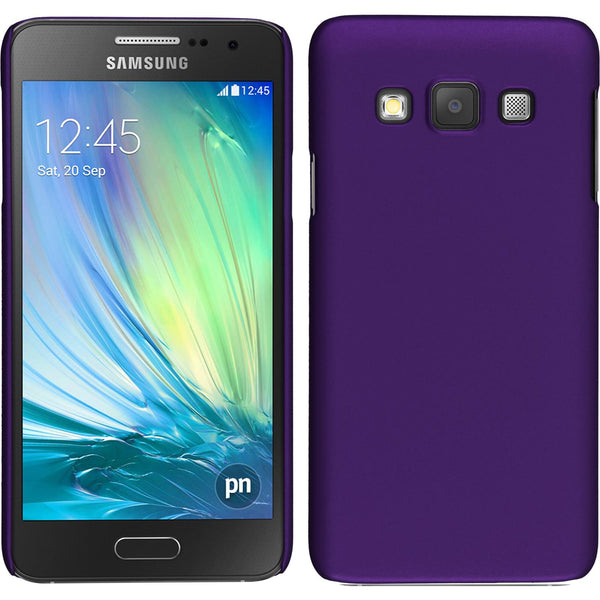 Hardcase für Samsung Galaxy A3 (A300) gummiert lila