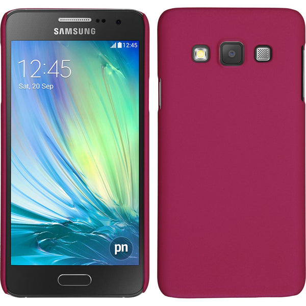 Hardcase für Samsung Galaxy A3 (A300) gummiert pink