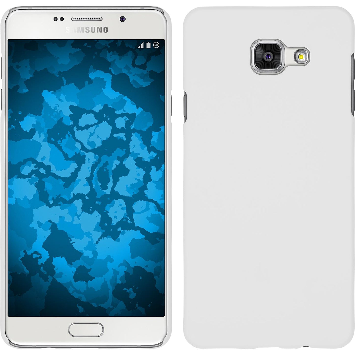 Hardcase für Samsung Galaxy A7 (2016) A710 gummiert weifl
