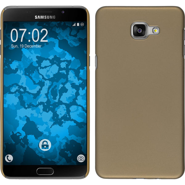 Hardcase für Samsung Galaxy A9 (2016) gummiert gold