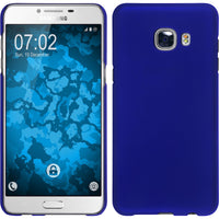 Hardcase für Samsung Galaxy C5 gummiert blau