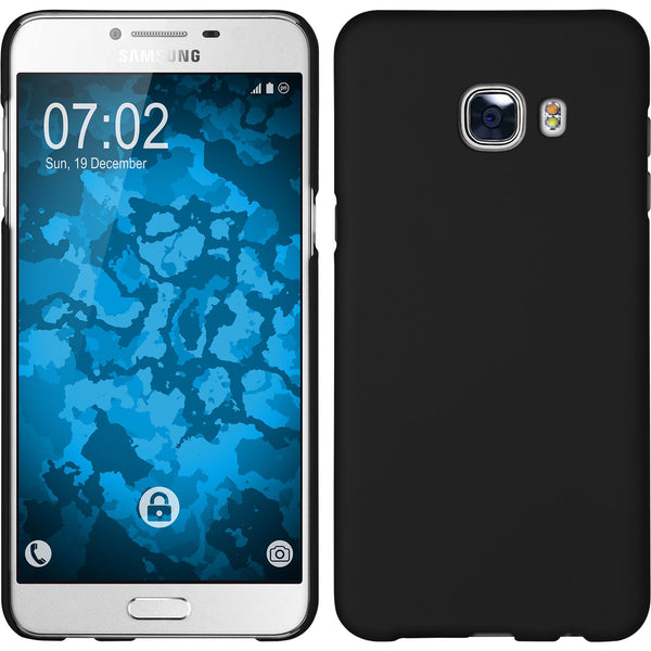 Hardcase für Samsung Galaxy C5 gummiert schwarz