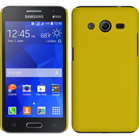 Hardcase für Samsung Galaxy Core 2 gummiert gelb