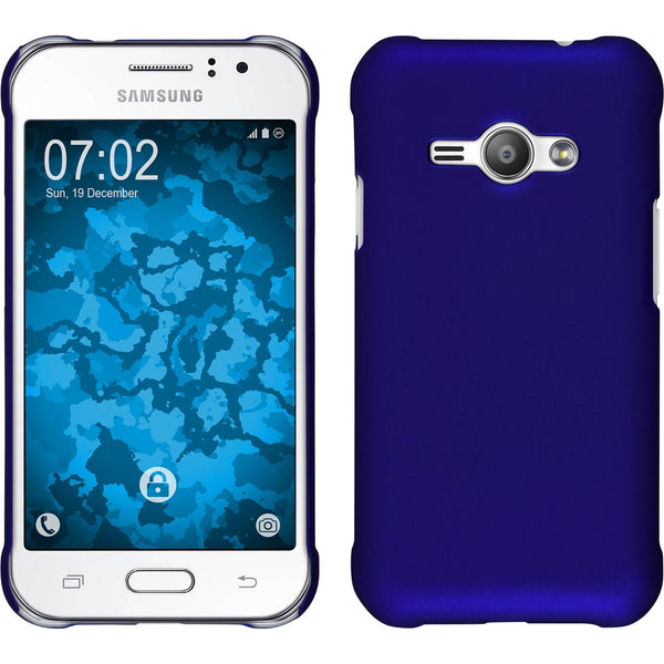 Hardcase für Samsung Galaxy J1 ACE gummiert blau