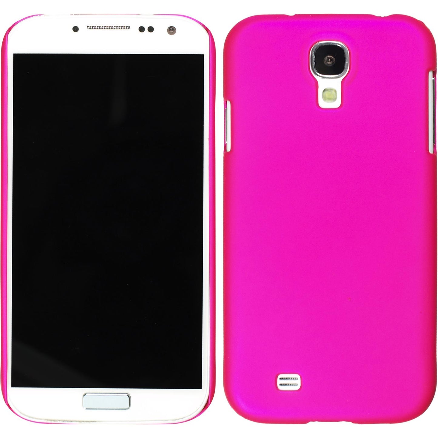Hardcase für Samsung Galaxy S4 gummiert hellblau