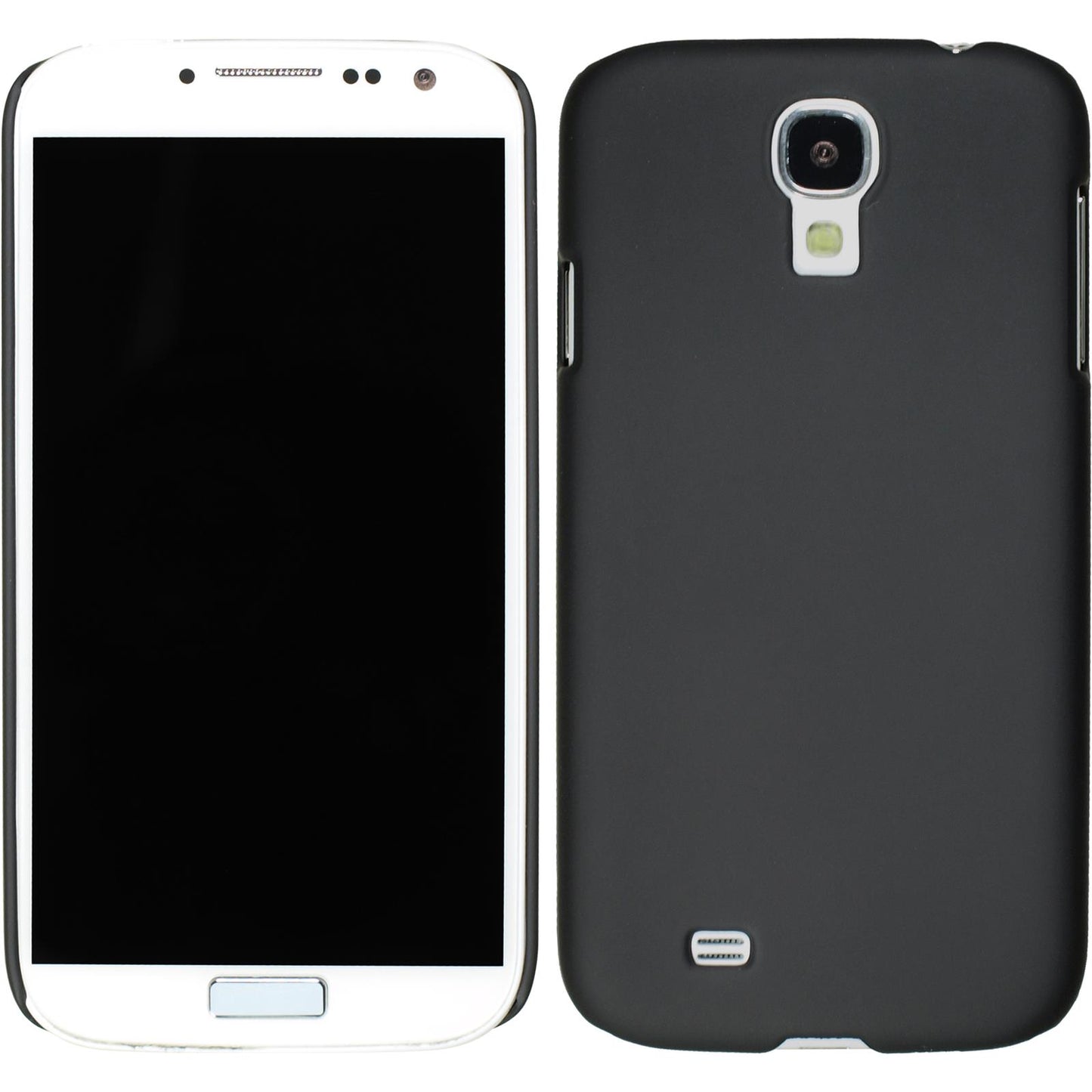 Hardcase für Samsung Galaxy S4 gummiert schwarz
