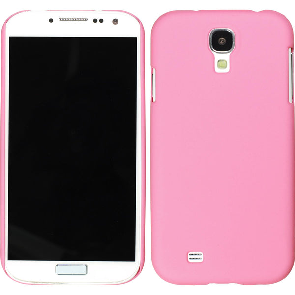 Hardcase für Samsung Galaxy S4 gummiert rosa