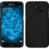 Hardcase für Samsung Galaxy S7 gummiert schwarz
