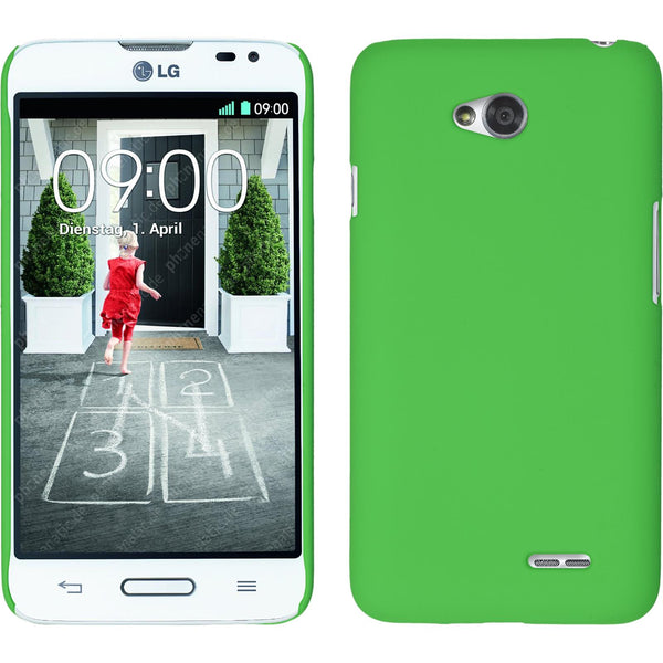 Hardcase für LG L70 gummiert grün