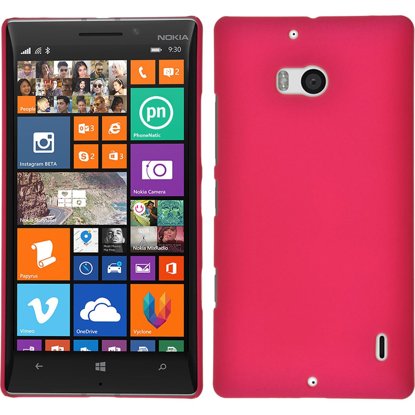 Hardcase für Nokia Lumia 930 gummiert pink