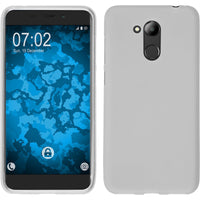 PhoneNatic Case kompatibel mit Huawei Honor 6C Pro - weiß Silikon Hülle matt Cover