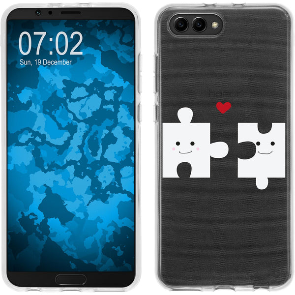 Honor View 10 Silikon-Hülle in Love M1 Case