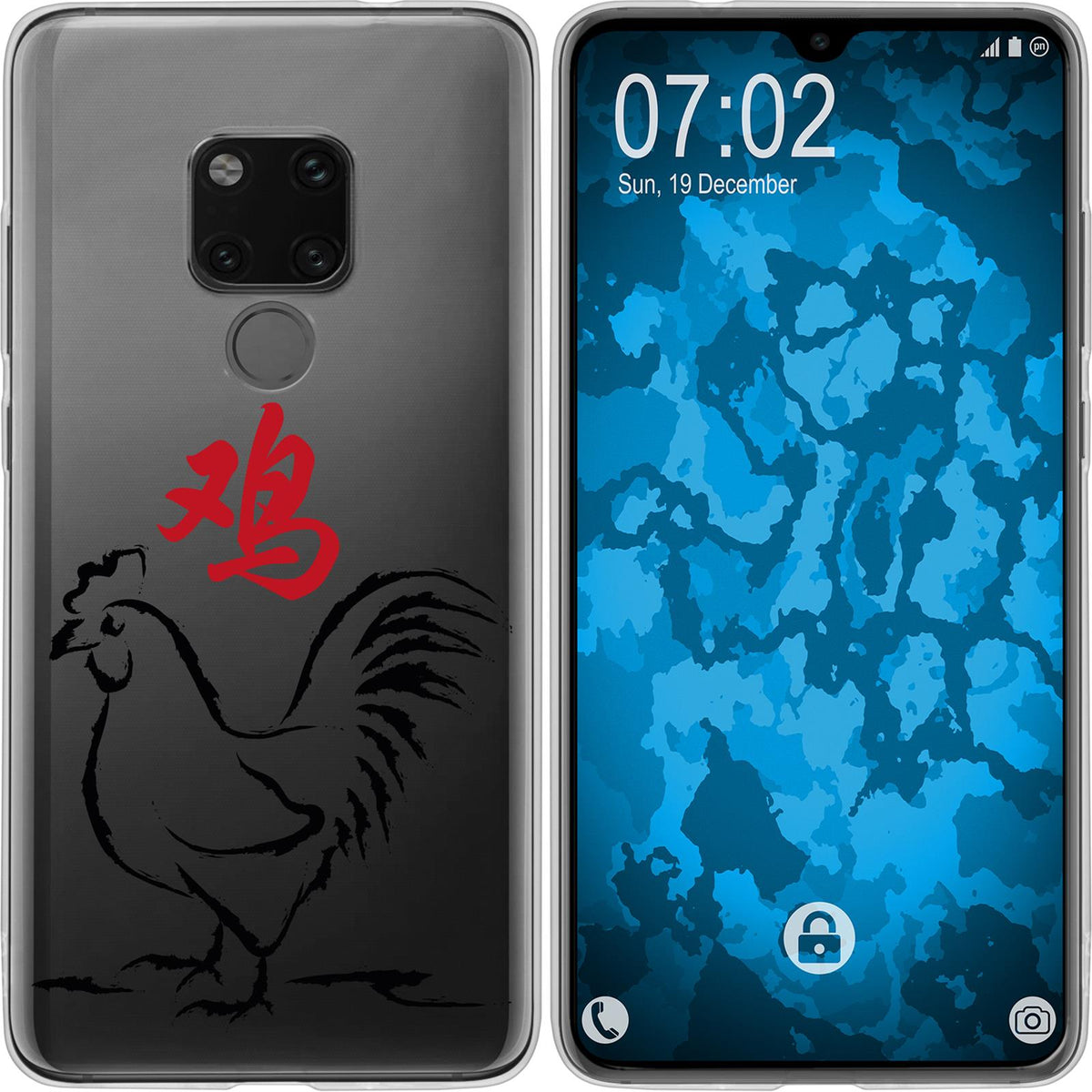 Mate 20 Silikon-Hülle Tierkreis Chinesisch M10 Case