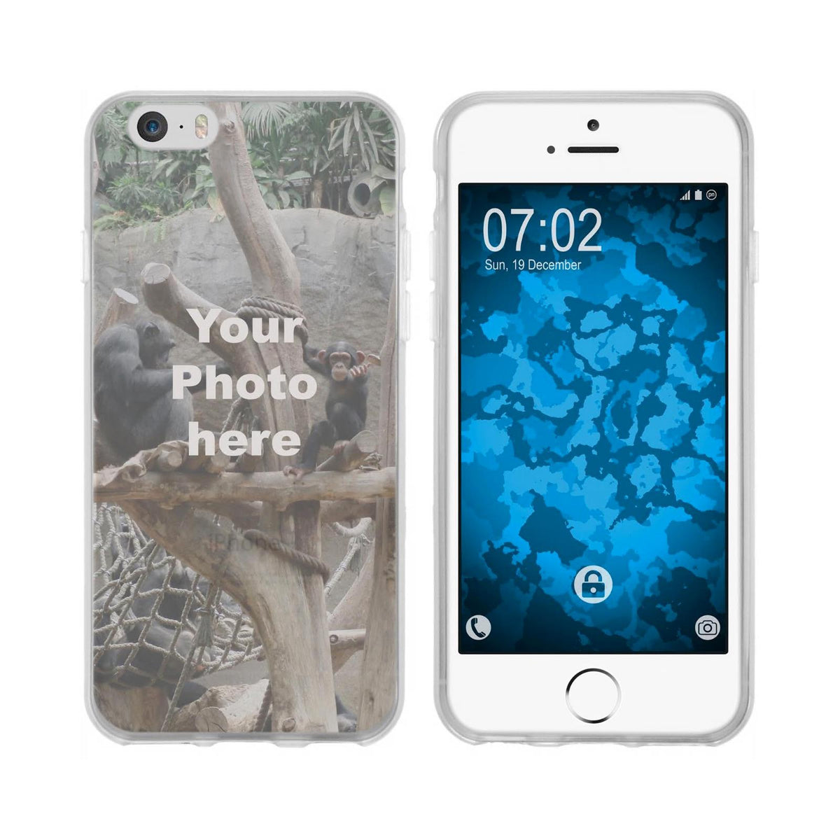 iPhone 6s / 6 Personalisierte Handyhülle clear zum selbst